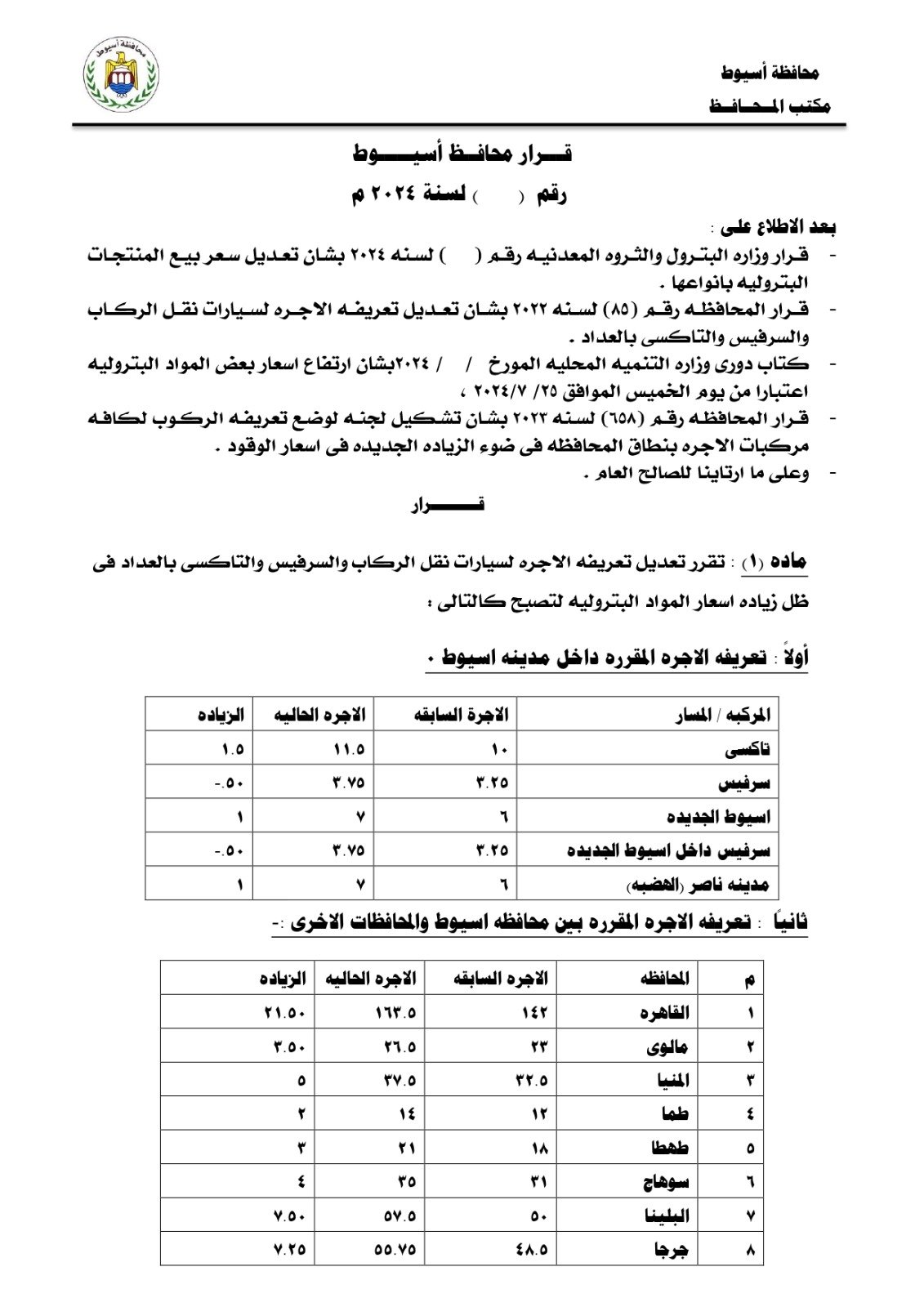 التعريفة الجديدة للمواصلات (7)